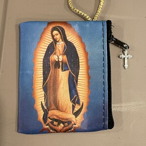 Our Lady Of Guadalupe Rosary Pouch