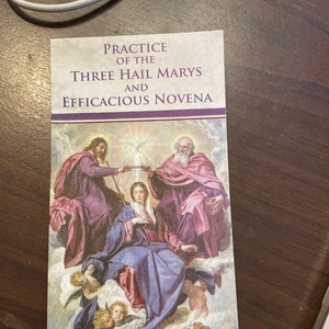 Practice of the Three Hail Marys and Efficacious Novena Pamphlet