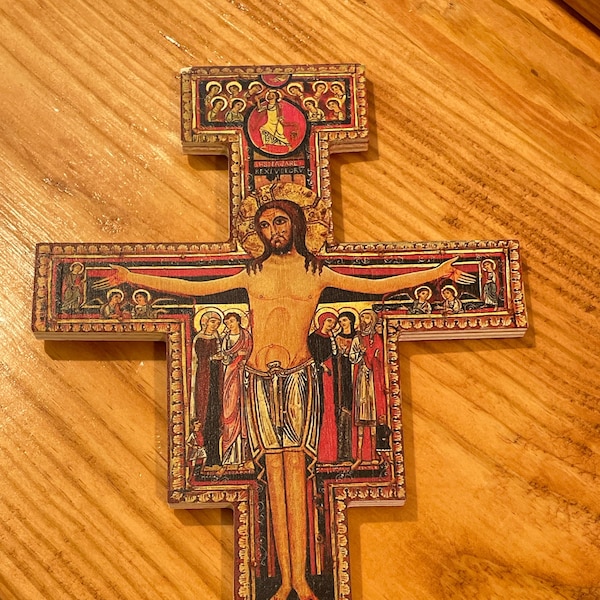 Vintage San Damiano Crucifix (10 Inch)