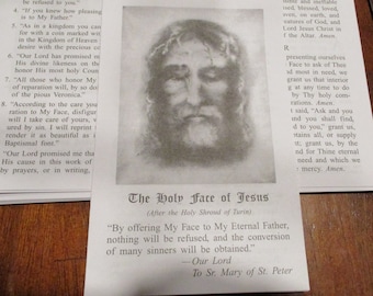 The Holy Face Of Jesus Tract (25)