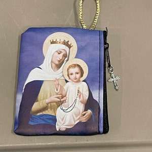 Our Lady Of The Rosary Pouch