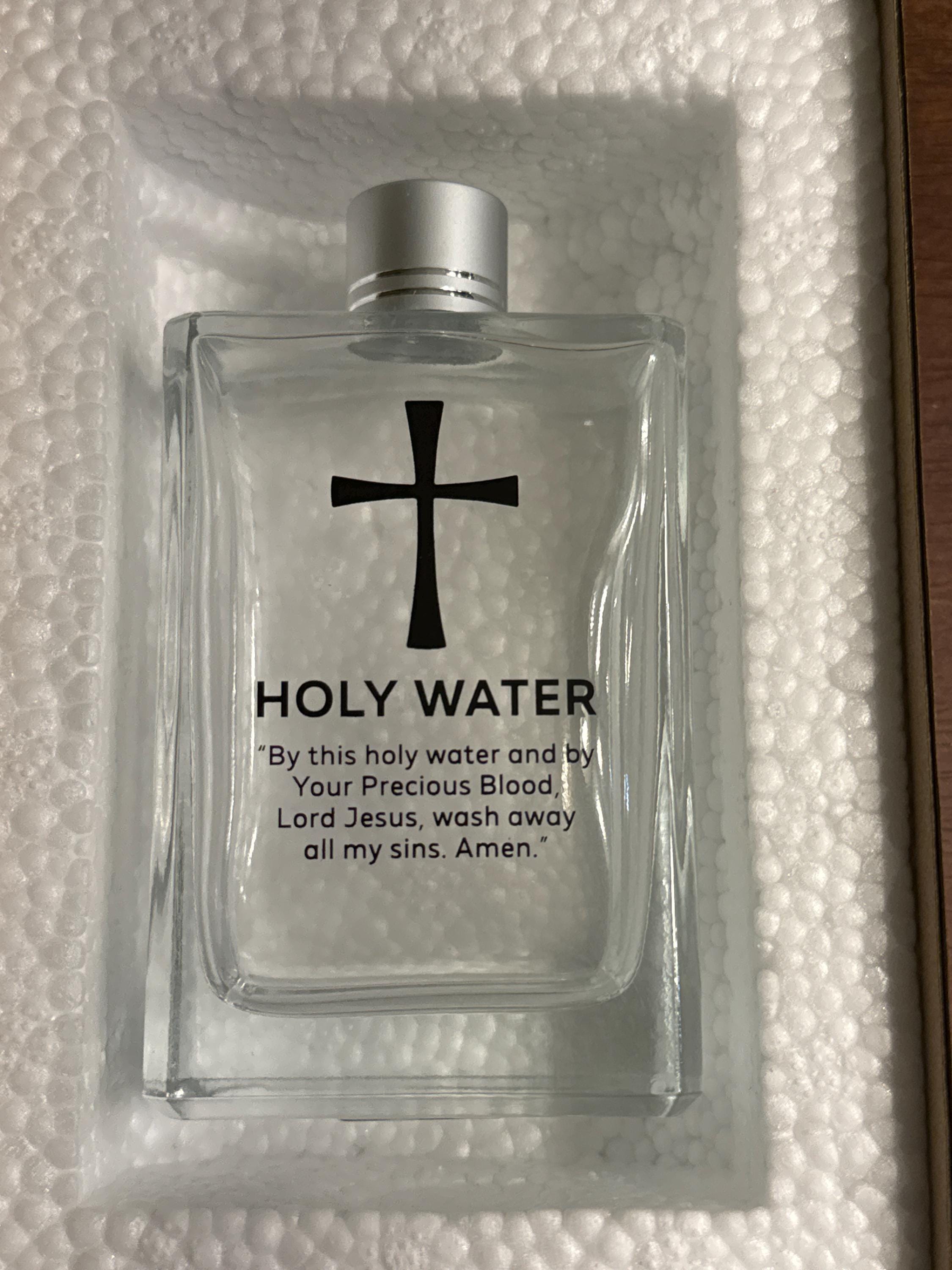 4 Inch Holy Water Glass Bottle (New)