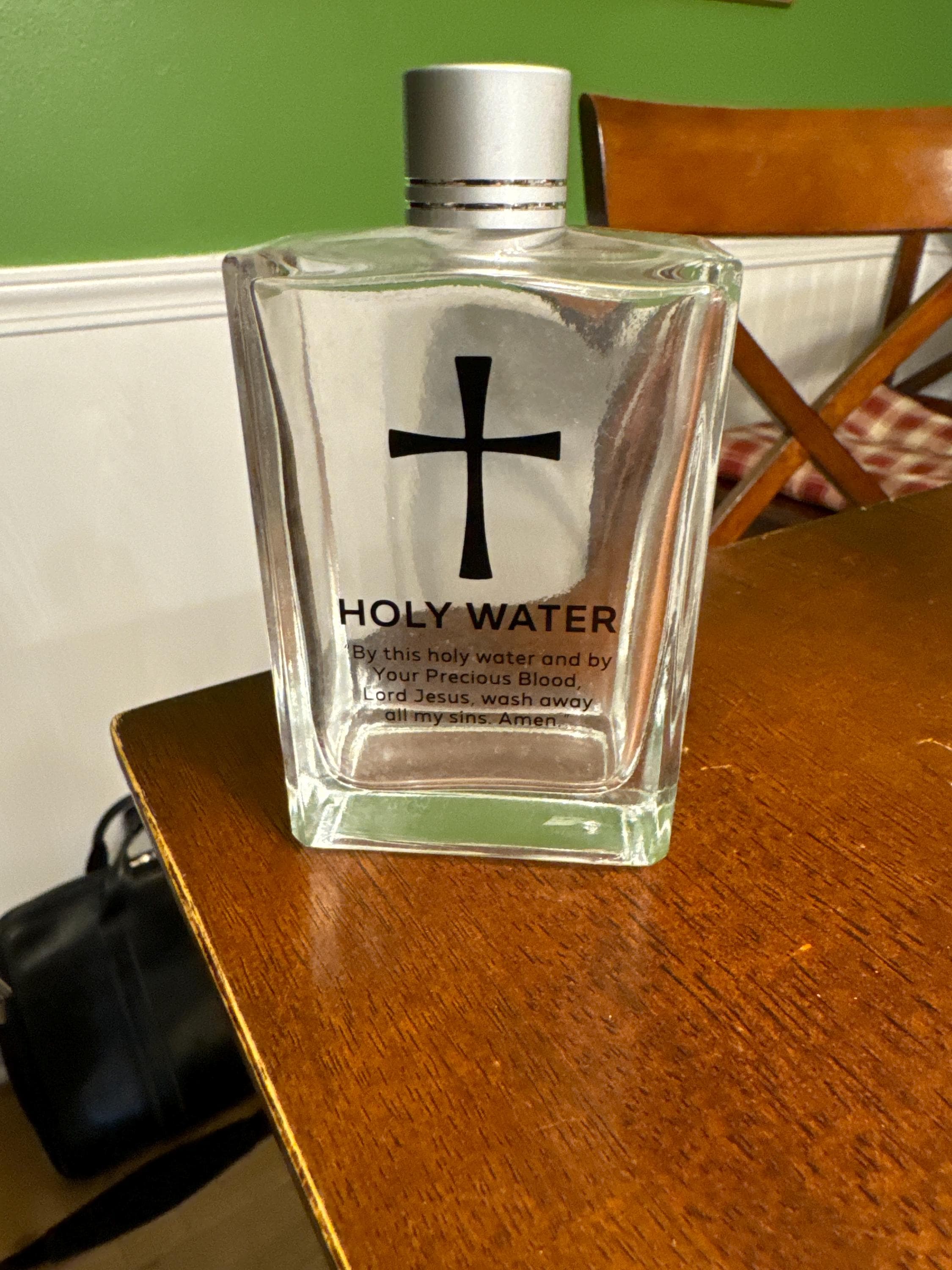 4 Inch Holy Water Glass Bottle (New)