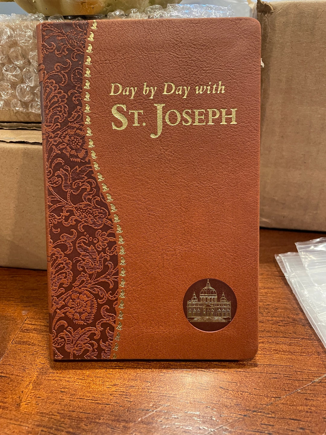 Day by Day With St. Joseph brand New Soft Imitation Leather - Etsy