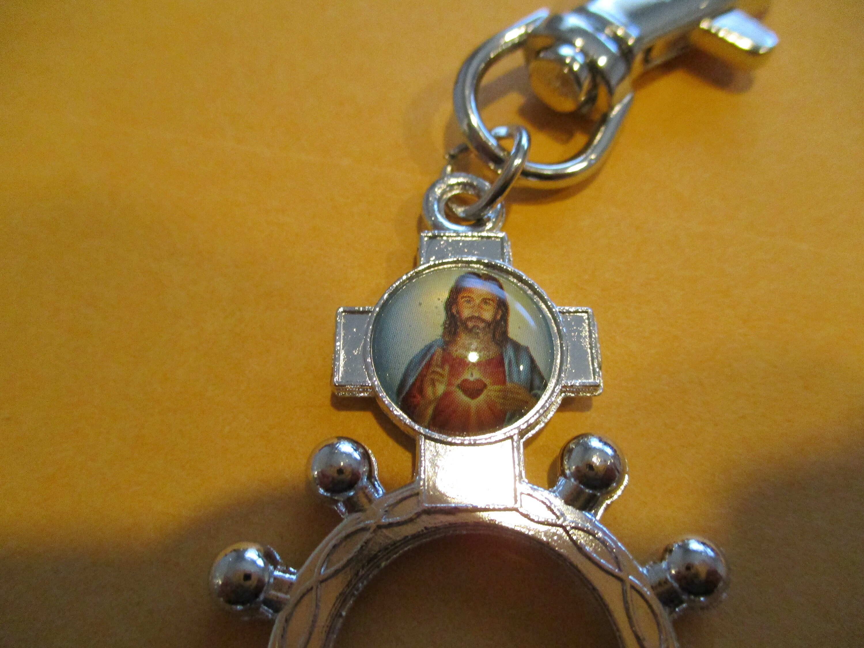 Sacred Key Chain Sacred Heart Key Chain - Etsy