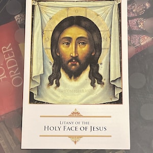 Litany Of The Holy Face Of Jesus Pamphlet (8.5 X 11 Inch)