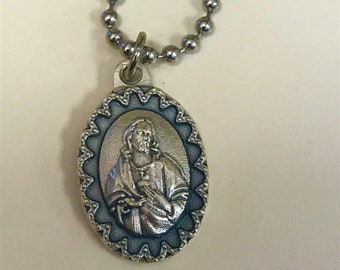 Sacred Heart Medal W/Chain (1 Inch)