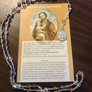 St. Joseph Chaplet (Spanish/English)