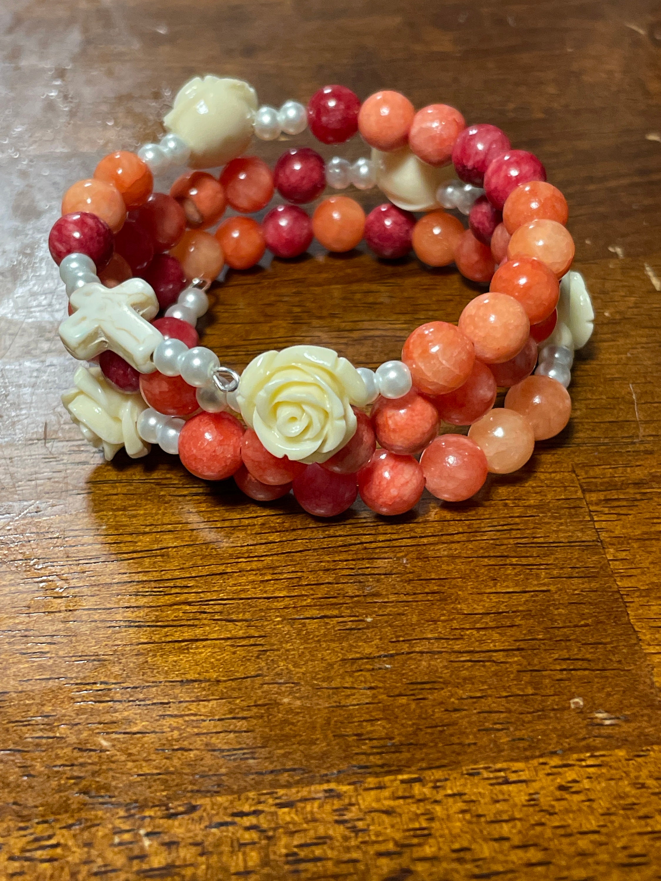 Rosary chaplet bracelet