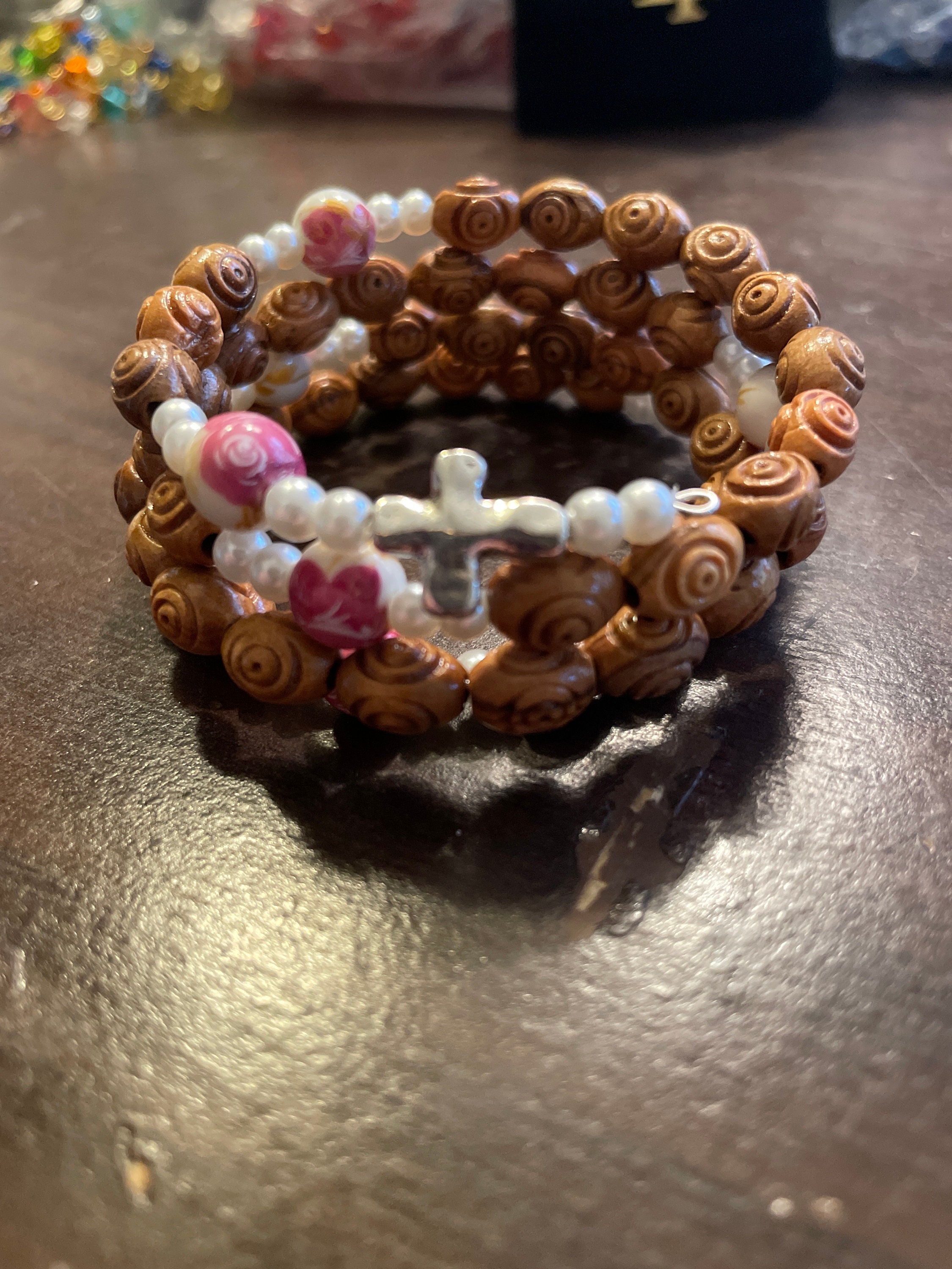 Rosary chaplet bracelet