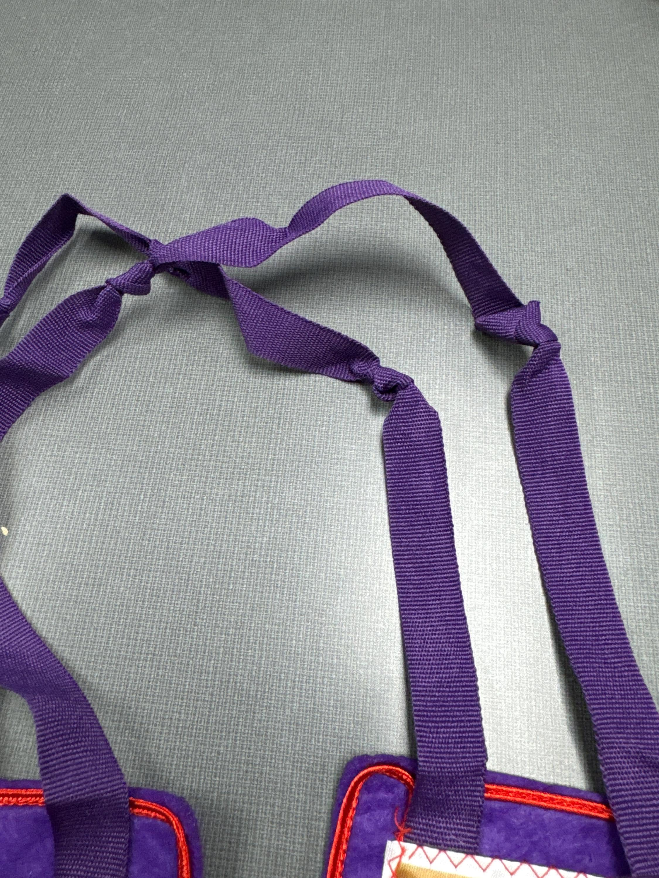 Large Purple Scapular (With Paperwork) 4.25 x 3.5 Inch Patch