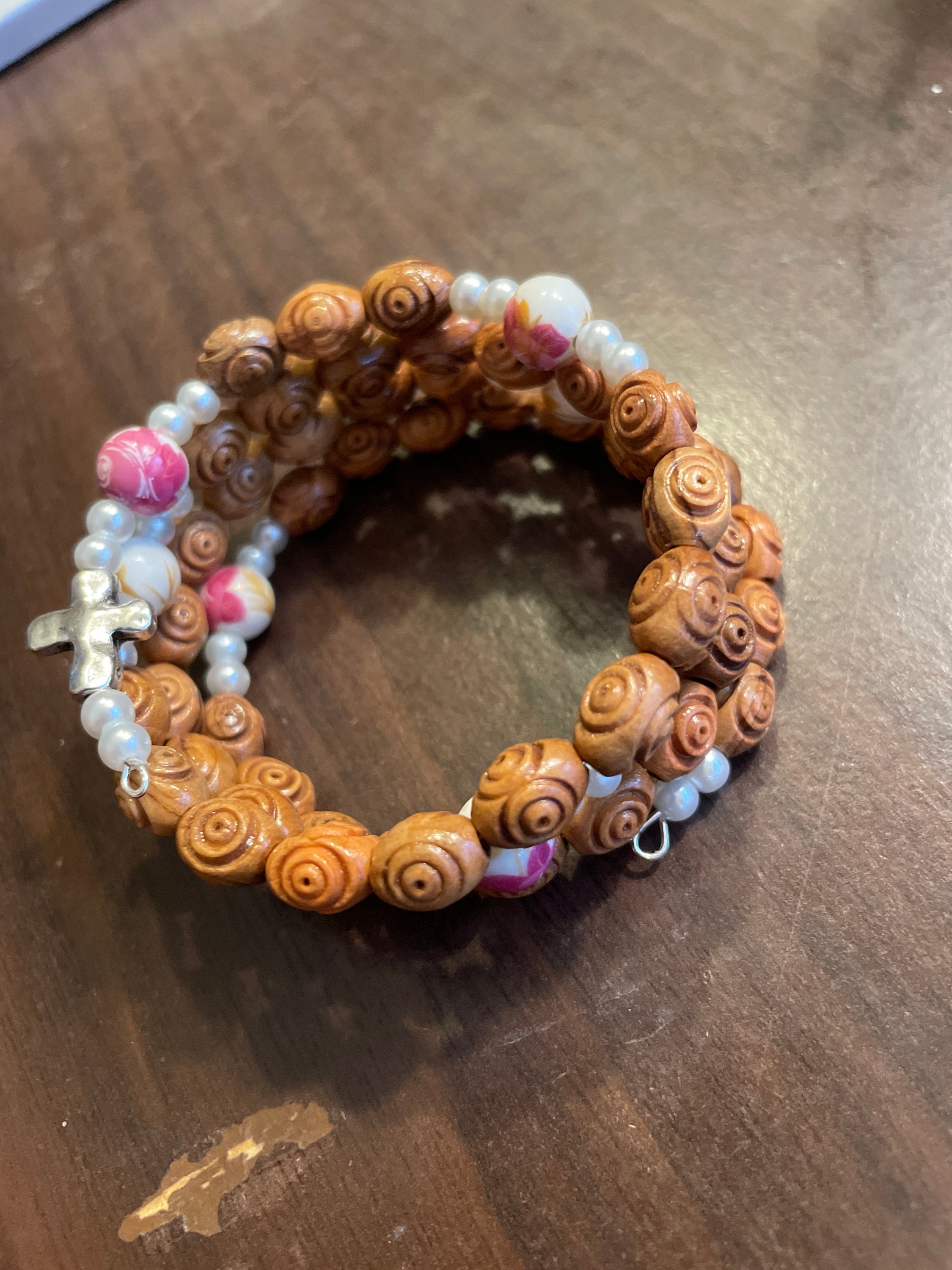 Rosary chaplet bracelet