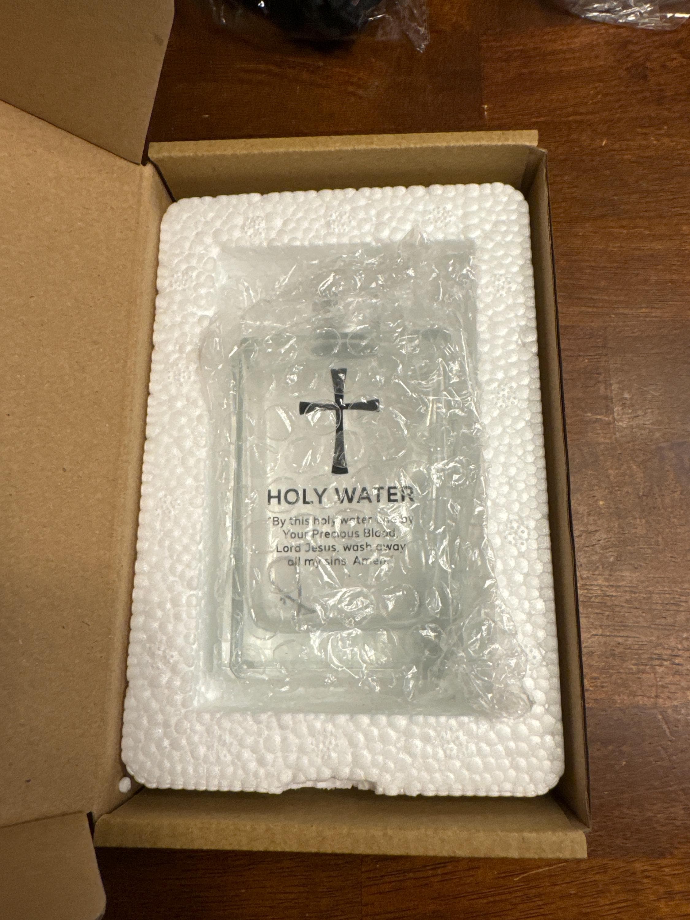 4 Inch Holy Water Glass Bottle (New)