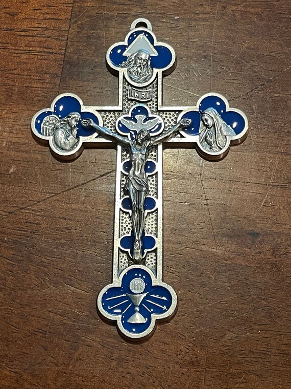 Italy Wooden Coffin Ornament And Decoration 8048 Metal Crucifix Size In - Foto 4