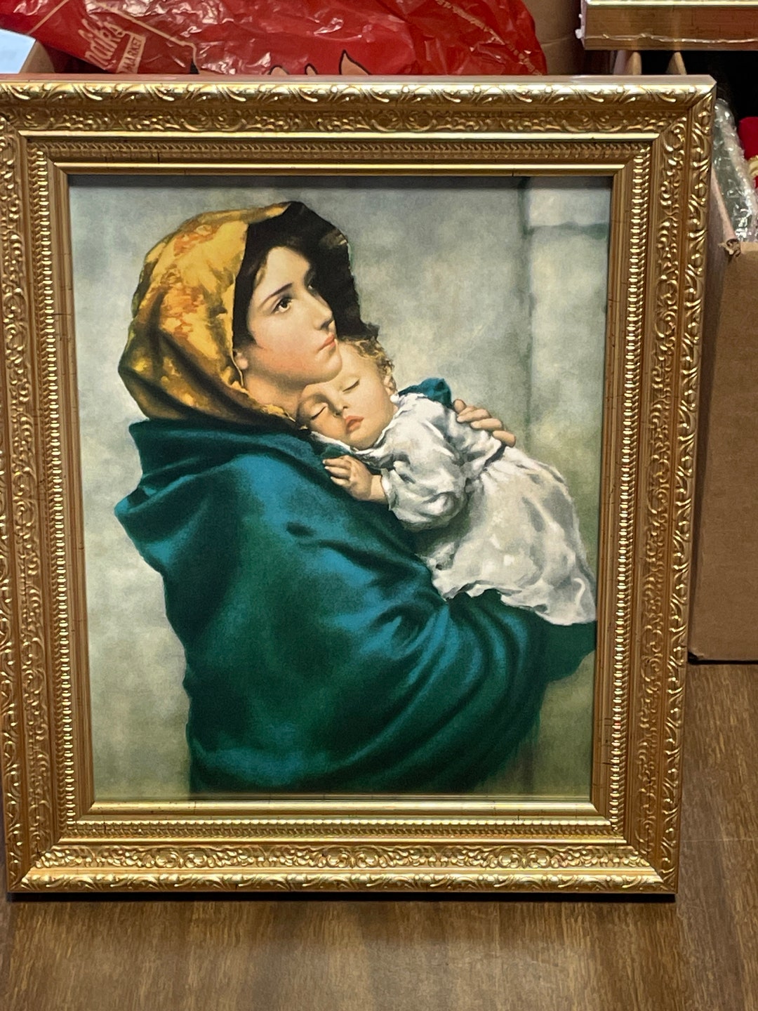 Our Lady of the Streets Gold Wood Frame 8 X 10 Print - Etsy
