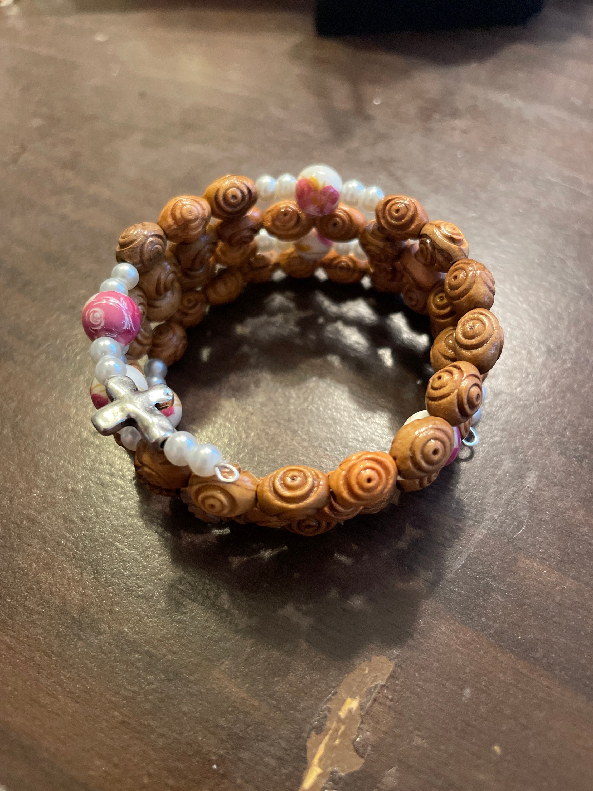 Rosary chaplet bracelet