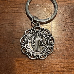 St. Benedict Medal 1.25 Inch Key Chain