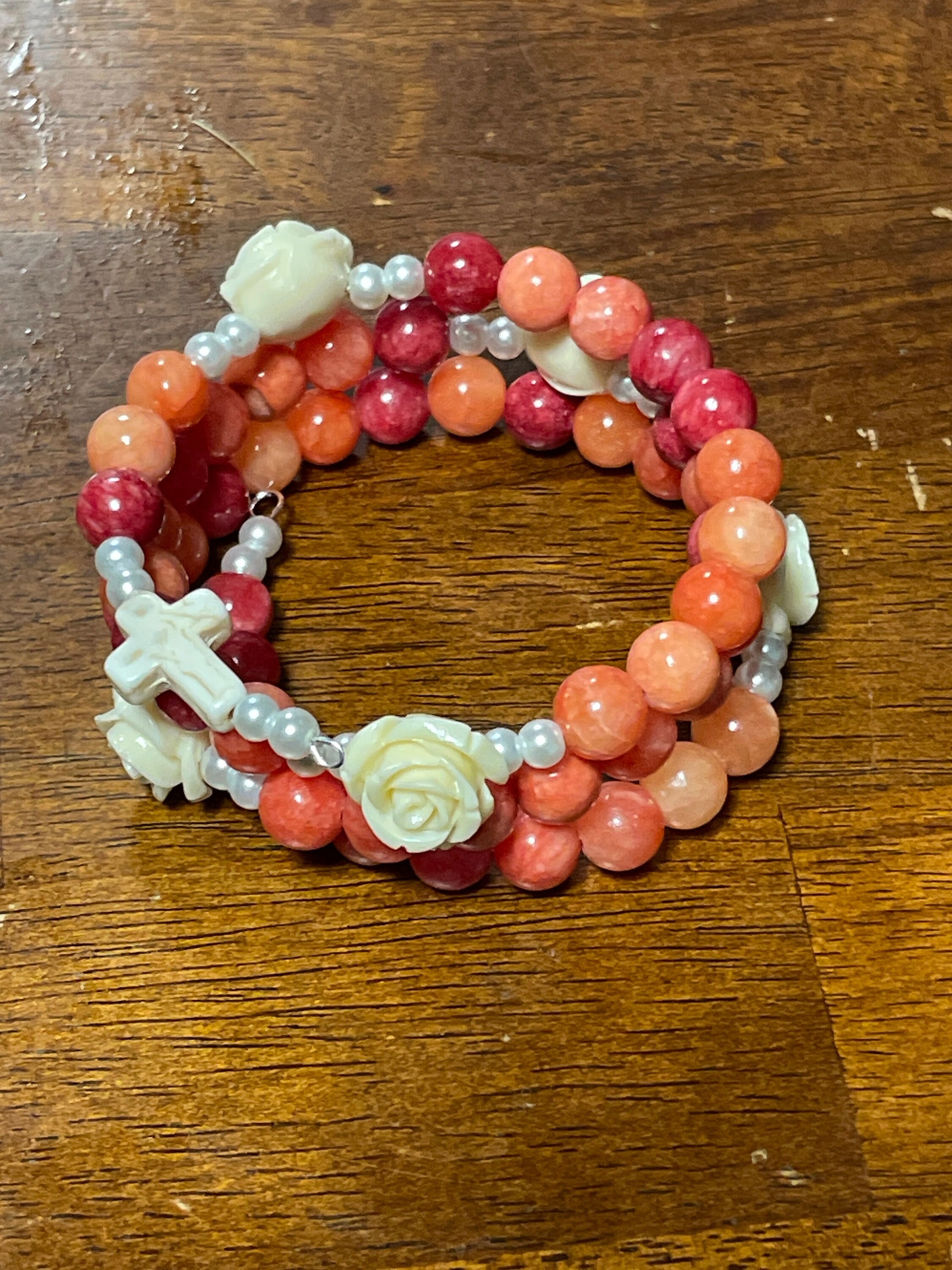 Rosary chaplet bracelet