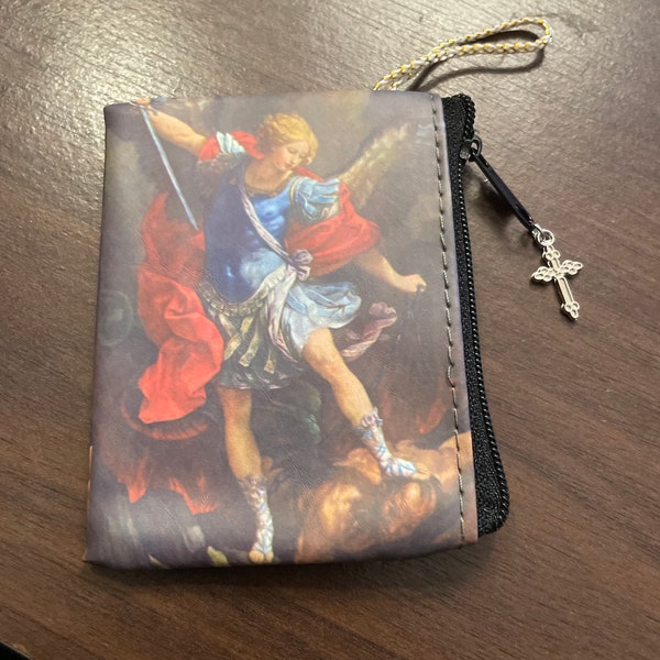 St. Michael Rosary Pouch