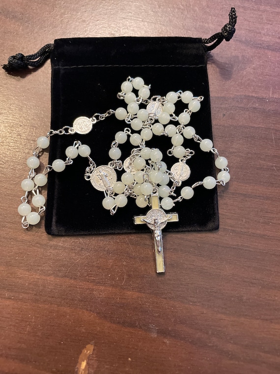 Saint Benedict Glow In The Dark Rosary