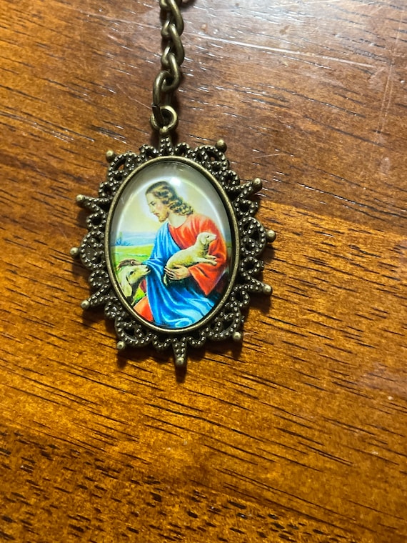 Good Shepherd Bronze Key Chain