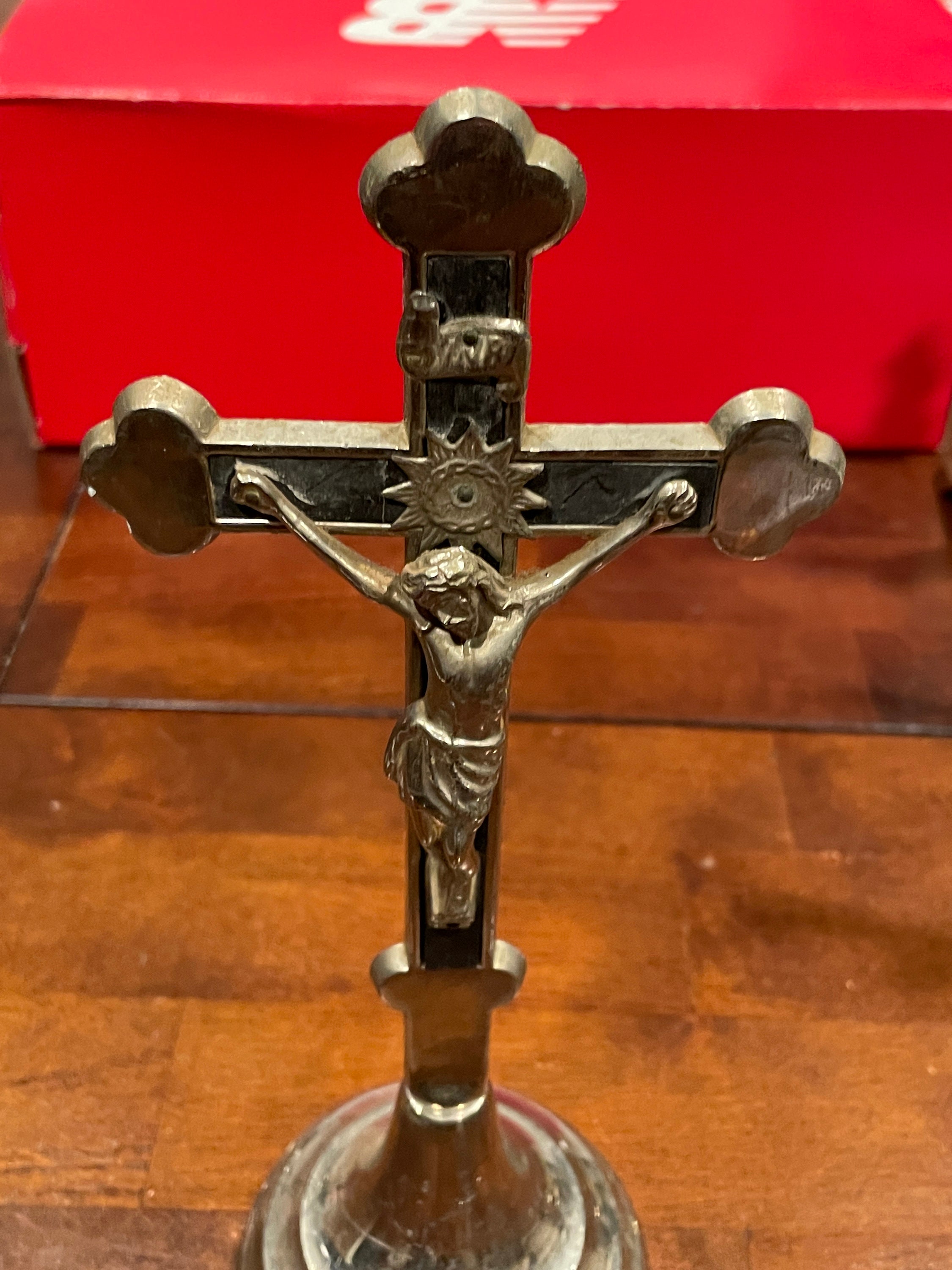 Stand Up Crucifix (10 Inch) Made In West Germany