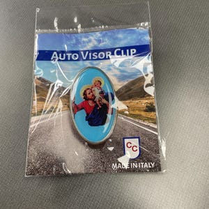 St. Christopher Visor Clip