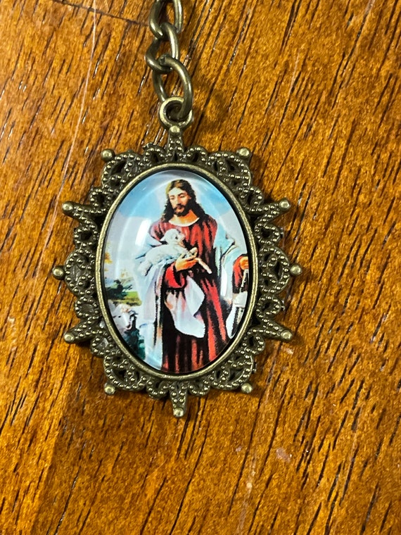 Good Shepherd Bronze Key Chain
