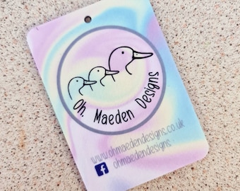 Wholesale Custom Logo Car Air Fresheners - any design or logo, wholesale pricing - business, gift, wedding favour