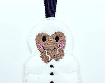 Snowman Gingerbread Man Hanging Decoration Tree Decoration Personalised