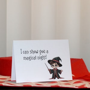 I Can Show You A Magical Night - Valentines Day Card For Partner, Wife, Girlfriend, Husband, Boyfriend