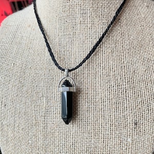 Crystal Jewelry • Crystal Choker • Crystal Necklace • Moon Choker • Obsidian • Rose Quartz • Amethyst • Crystal Choker Necklace • Witchy