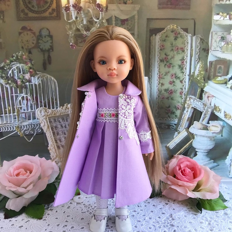 Coat and dress for doll Little DarlingPatternSewing tutorialPDFjacket