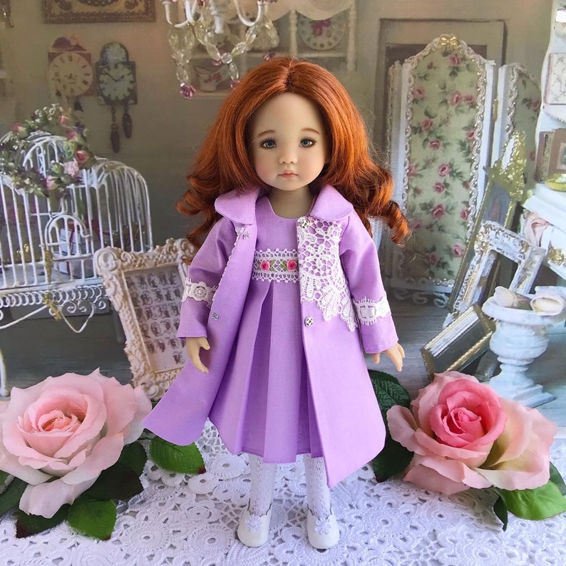 Coat and dress for doll Little DarlingPatternSewing tutorialPDFjacket