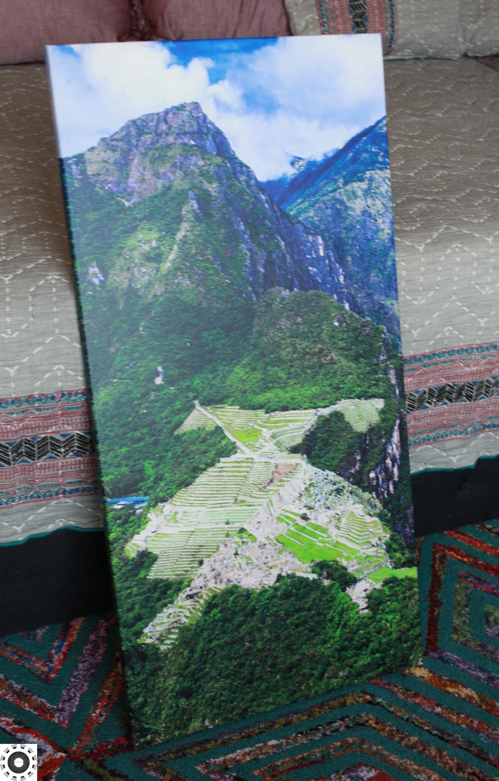Machu Picchu portrait Pano Etsy