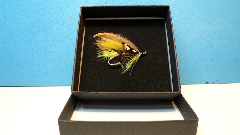 Banana Superior Quality Salmon Fly Brooch Pin