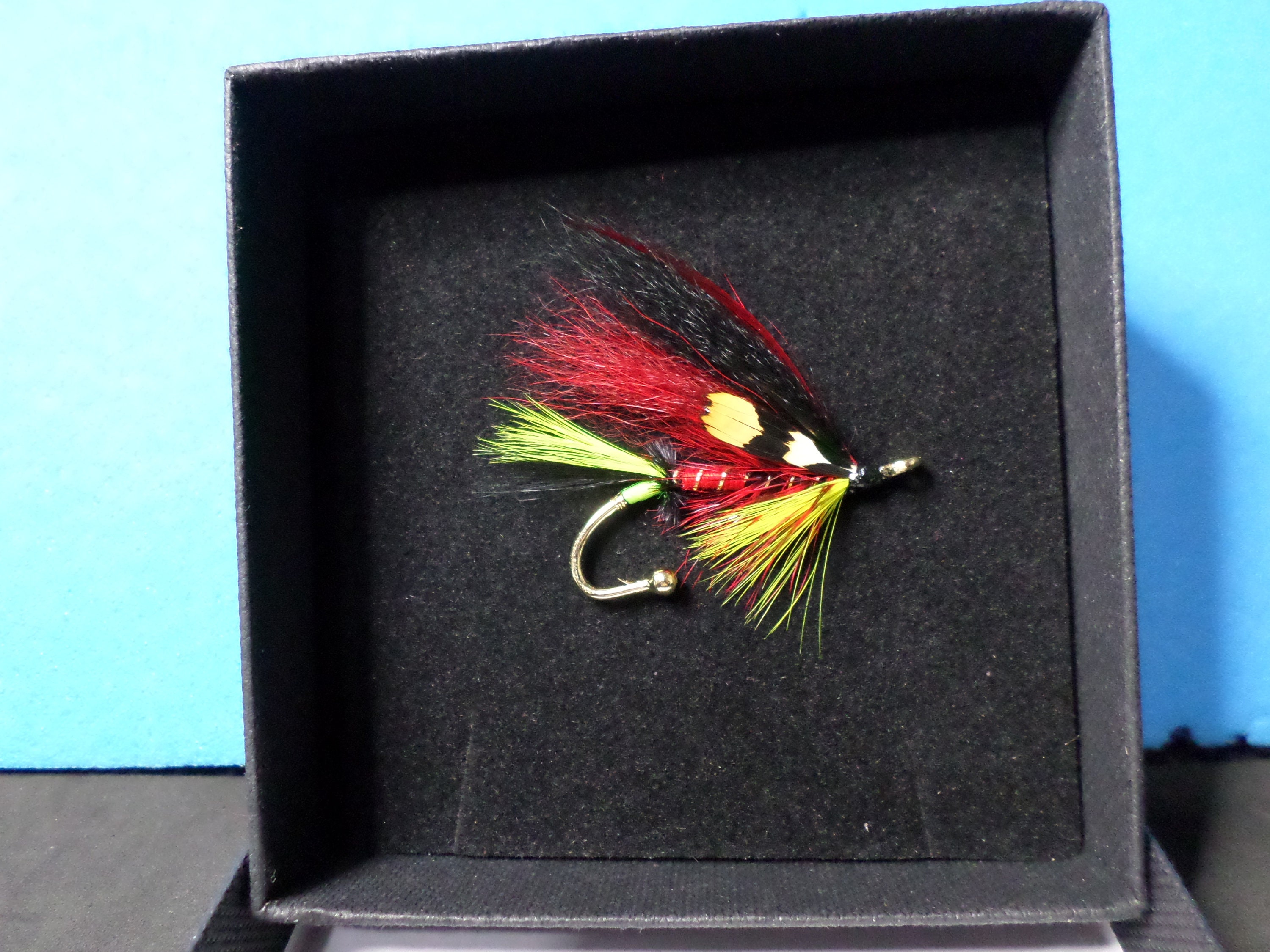 The Mcgreggor Superior Quality Salmon Fly Brooch Pin Etsy