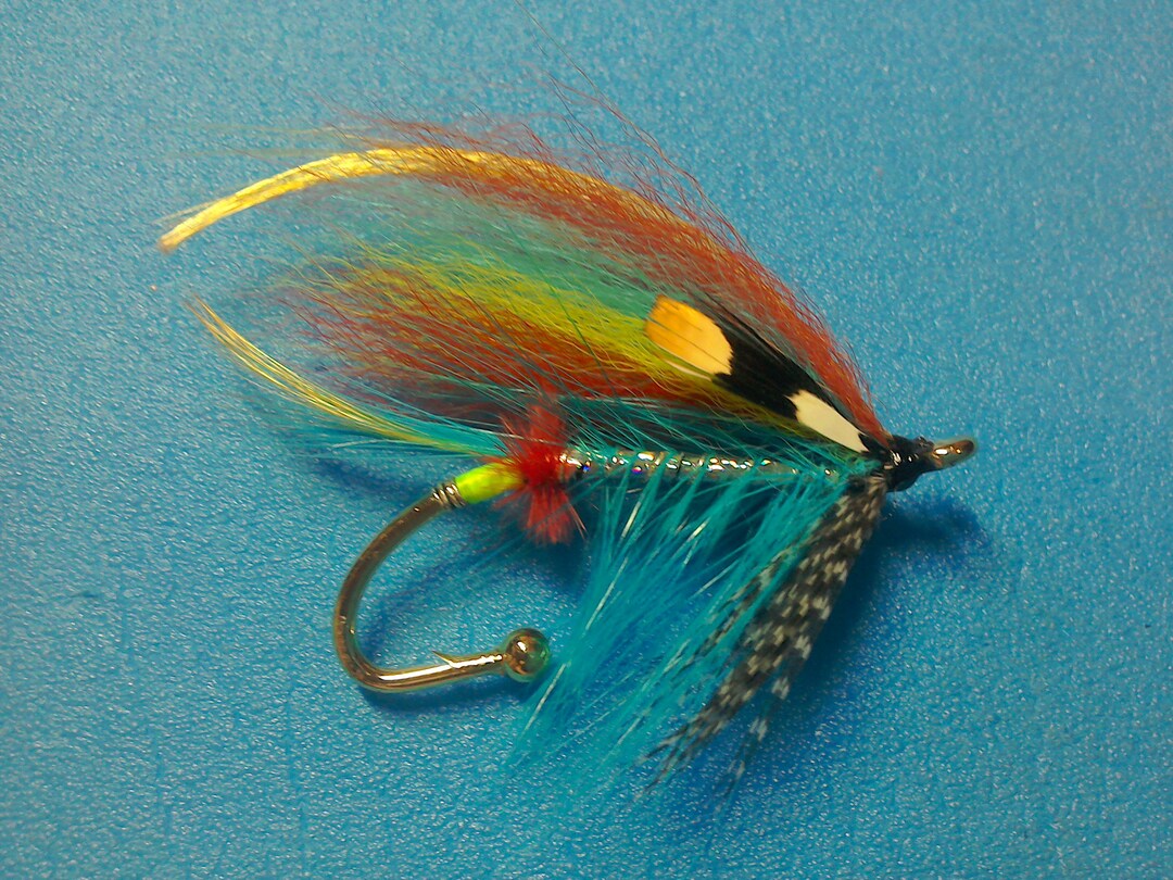 Silver Doctor Superior Quality Salmon Fly Brooch Pin Etsy