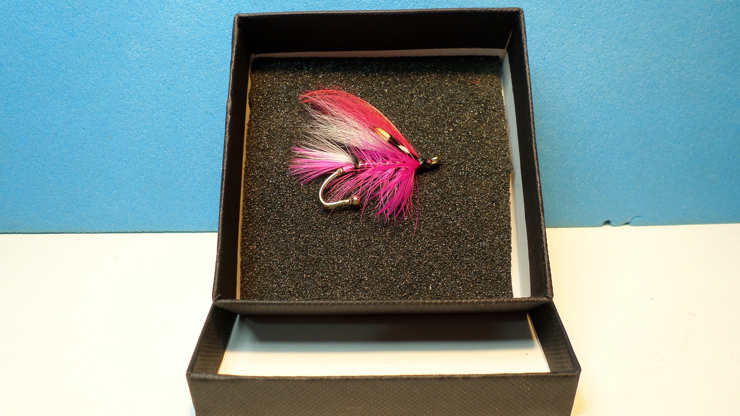 Fuschia Pink Superior Quality Salmon Fly Brooch Pin Etsy