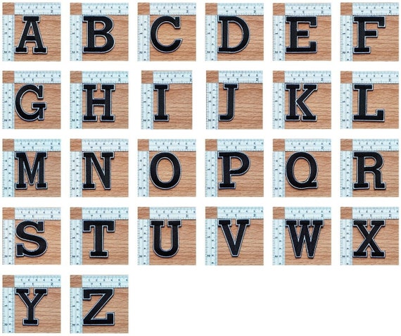 EMBROIDERED LACE APPLIQUE ALPHABET choose A-Z **NEW**