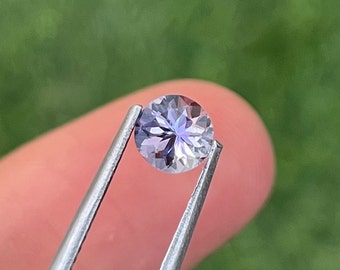 Natural Non Heated Tanzanite Loose Gemstone, Untreated Tanzanite Round Shape, Loupe Clean, Weight 0.65 Carat, Size 5.3 x 5.3 x 4 MM.