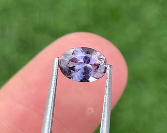 Natural Non Heated Tanzanite Loose Gemstone, Untreated Tanzanite Oval Shape, Slightly Included, Weight 0.90 Cts, Size 6.9 x 5 x 3.8 MM.