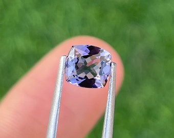 Natural Non Heated Tanzanite Loose Gemstone, Untreated Tanzanite Cushion Shape, Loupe Clean, Weight 1.10 Cts, Size 6.2 x 5.8 x 3.7 MM.