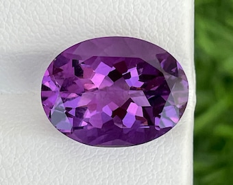 AAA+++ Natural Amethyst Gemstones Oval Shape, Purple Colour Loupe Clean, Size 15.7 x 11.9 MM, 8.85 Cts, Amethyst Gemstone for Jewelry Making