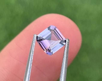 Natural Tanzanite Untreated Loose Gemstone, Slightly Included, Weight 0.70 Cts, Size 5.5 x 5.5 x 3 MM, Unheated Tanzanite Asscher Cut Shape.