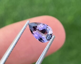 Natural Non Heated Tanzanite Loose Gemstone, Untreated Tanzanite Pear Shape, Eye Clean, Weight 0.80 Carat, Size 7.8 x 5.3 x 3 MM.