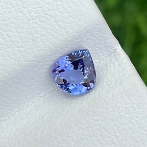 Natural Tanzanite Loose Gemstone, Included, Heart Shape, Weight 0.75 Cts, Size 6.2 x 5.9 x 3.4 MM, Tanzanite Gemstone For Jewelry Making.