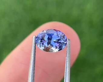 Natural Non Heated Tanzanite Loose Gemstone, Untreated Tanzanite Oval Shape, Eye Clean, Weight 1.15 Carat, Size 7.5 x 5.5 x 4.2 MM.