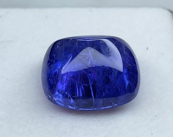 Natürliche Tansanit Lose Edelstein tiefblau Zuckerhut Form Cabochon Größe 13.8 x 12 x 8 MM Gewicht 11.70 Cts Tansanit Cabochon für Schmuck.