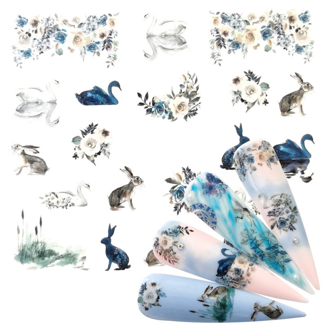 Free: Nail Art 3D Stickers Glitter Decals Easter Bunny Easter Eggs Flowers BLE10 Free: Nail Art 3D Stickers Glitter Decals Easter Bunny Easter Eggs Flowers BLE10